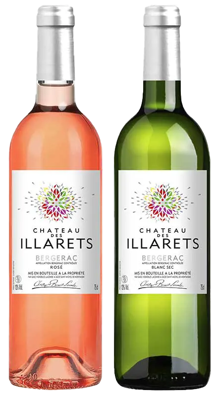 Vins rouge rosé blanc AOC Bergerac Château des Illarets